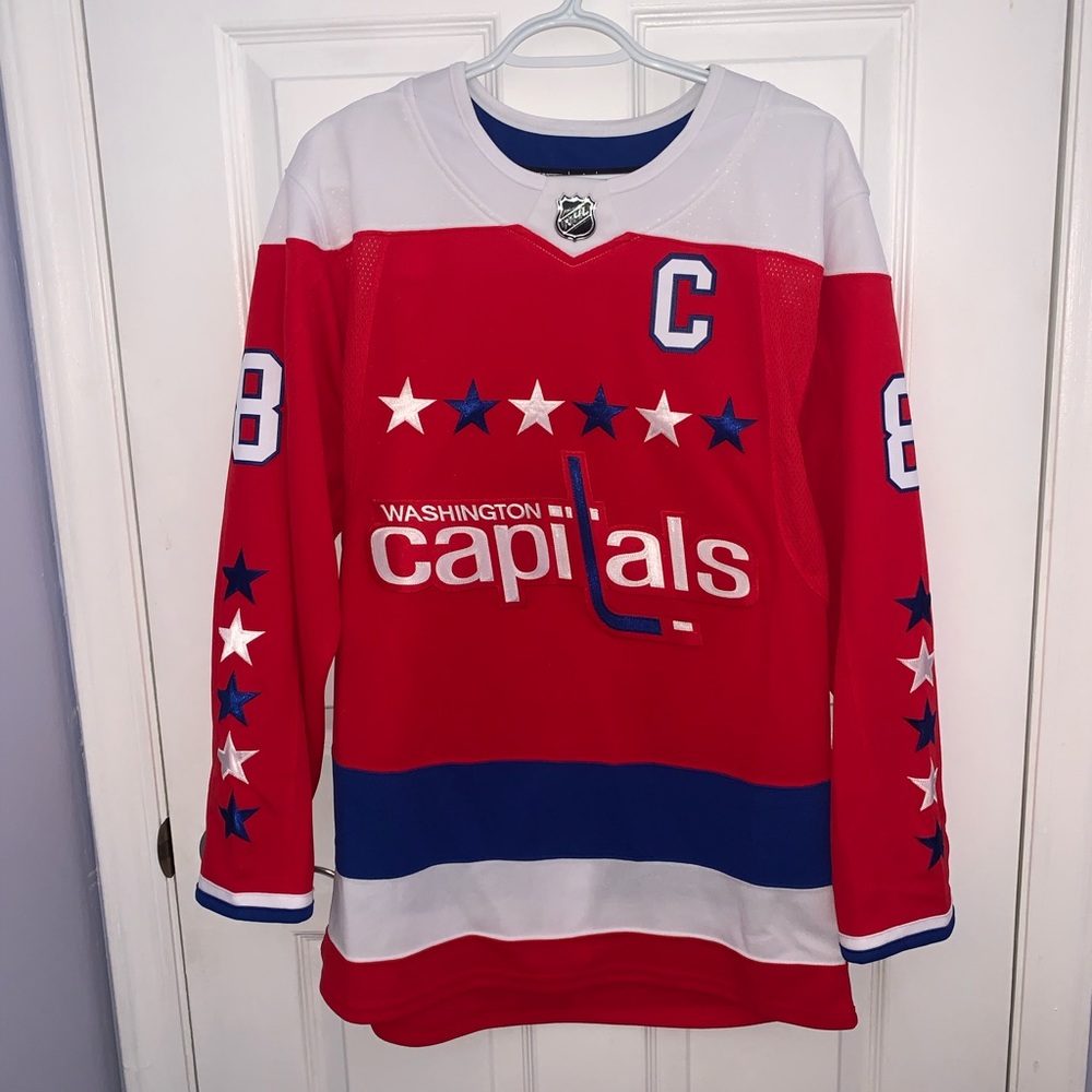 Washington Capitals Adidas Jersey. Alexander Ovechkin #8. Men’s 42.
